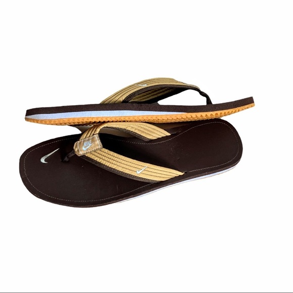 Nike Cortez '72 (314934-241) Brown/Tan Thong Flip Flops - Picture 5 of 13